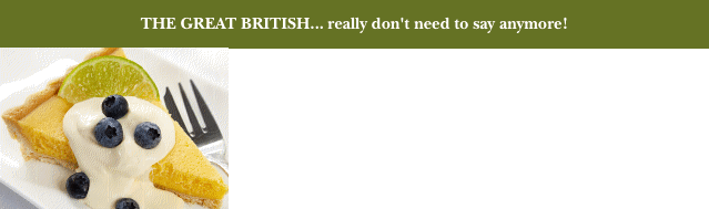 THE GREAT BRITISH... really don't